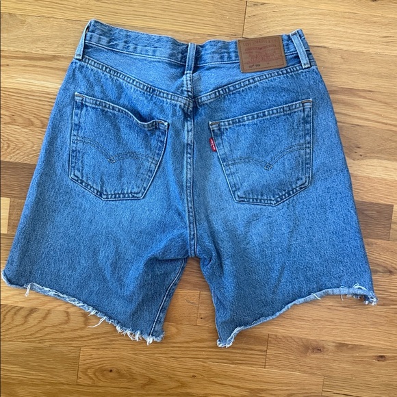 Levi’s 501 Classic Blue Denim Women's Shorts - Picture 3 of 3